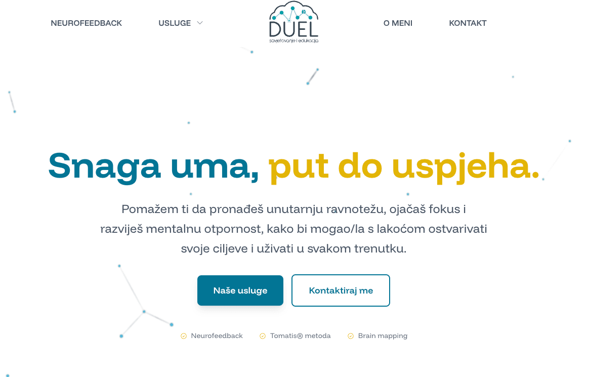 DUEL, craft for consulting and education project preview