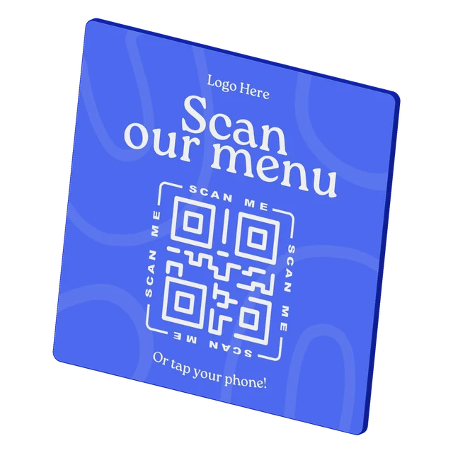 Primjer personalizirane plakete: QR meni